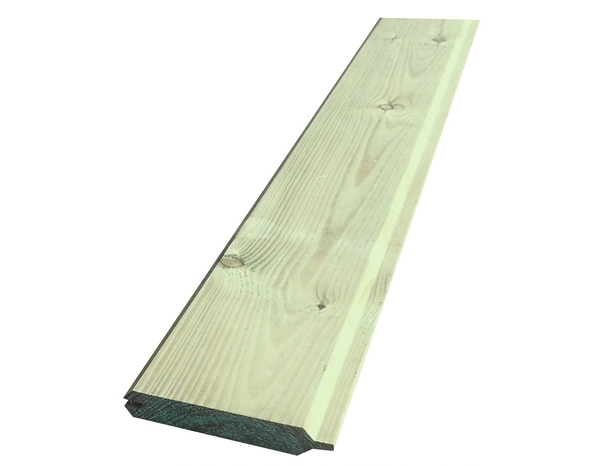 Lame de clôture en bois naturel 180X14X21 mm pour poteau 240 cm - Brico Dépôt