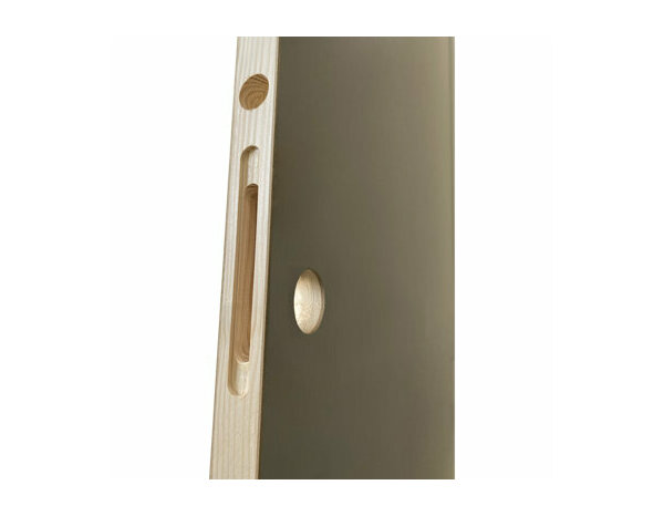 Porte coulissante prépeint MDF/epicéa 93 cm SLOT - Brico Dépôt