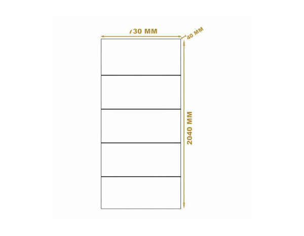 Bloc porte prépeint MDF/epicéa 73 cm poussant droit SLOT - Brico Dépôt