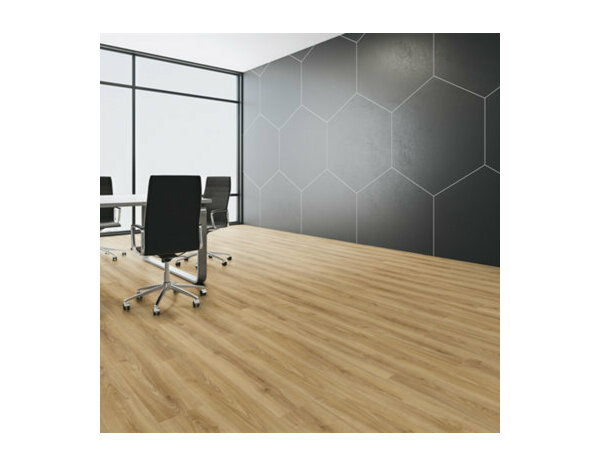 Sol stratifié à clipser 7 mm AC3 chêne naturel mat CIANA NAT - 138,3 x 19,3 cm - Cooke and Lewis - Brico Dépôt