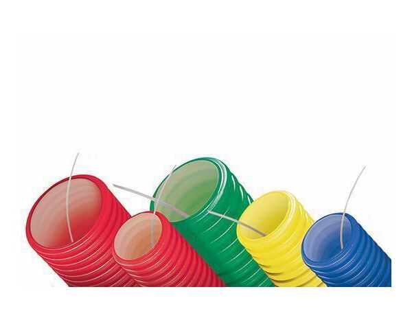 Gaine TPC annelée D. 63 - 25 ML rouge - Brico Dépôt