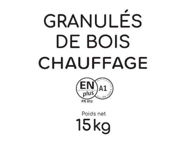 Granulé de bois En Plus - Sac de 15 kg,  taux d'humidité : ≤ 10% - Brico Dépôt