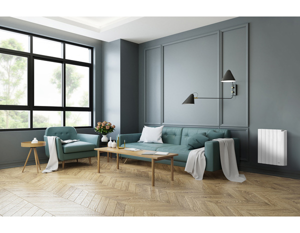 Radiateur 1000 W en aluminium, programmable ELECTRA -55x58x9 cm - DéLonghi - Brico Dépôt