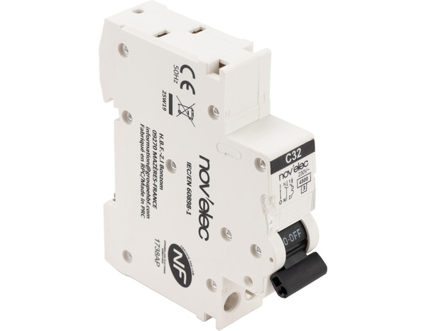 Disjoncteur 32A bornes automatiques - Novelec - Brico Dépôt