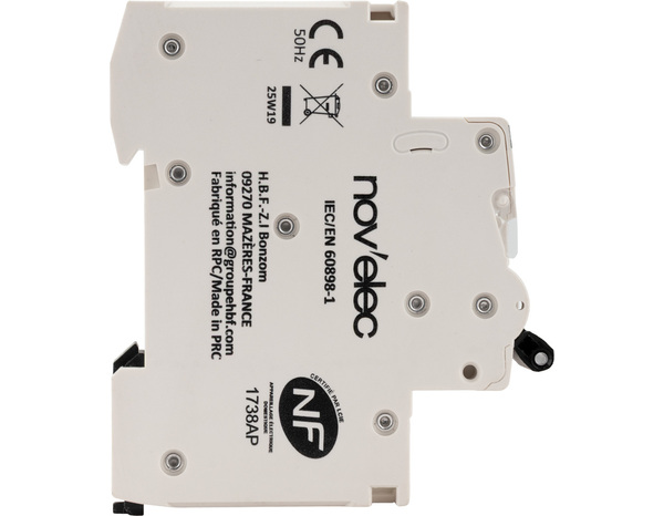 Disjoncteur 32A bornes automatiques - Novelec - Brico Dépôt