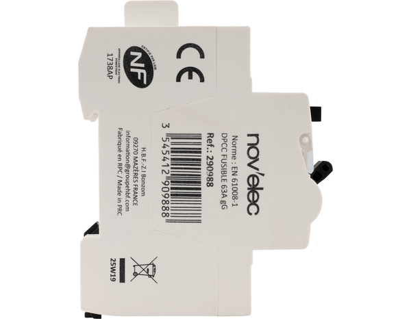 Interrupteur différentiel 30 mA 63A type AC blanc - Novelec - Brico Dépôt