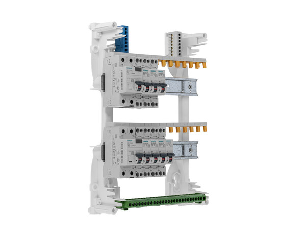 Tableau pré-équipé  2R 26 modules 2ID 7 disjoncteurs blanc - Siemens - Brico Dépôt
