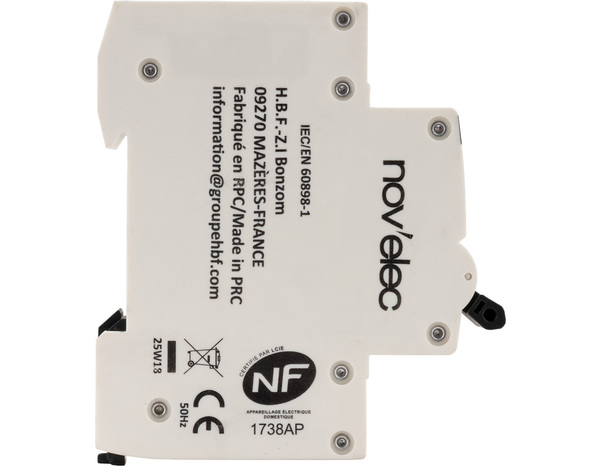 Disjoncteur  32A à vis - Novelec - Brico Dépôt