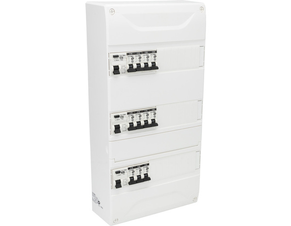 Tableau pré-équipé T3 3R 39 modules blanc - Novelec - Brico Dépôt