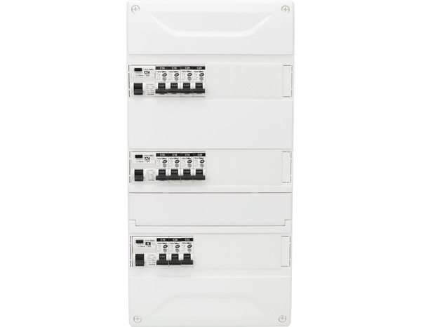 Tableau pré-équipé T3 3R 39 modules blanc - Novelec - Brico Dépôt