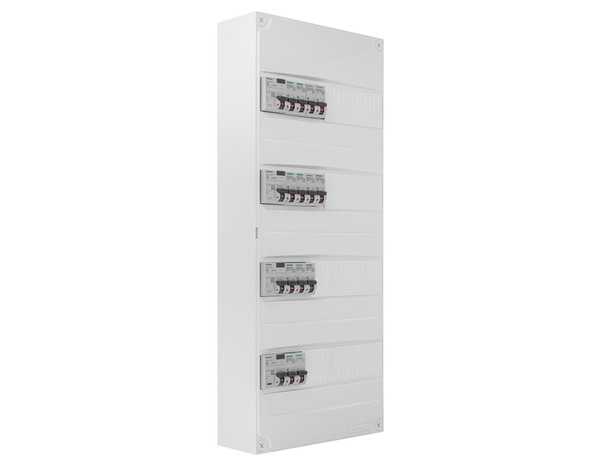 Tableau pré-équipé 4R 52 modules 4ID 13 disjoncteurs blanc - Siemens - Brico Dépôt