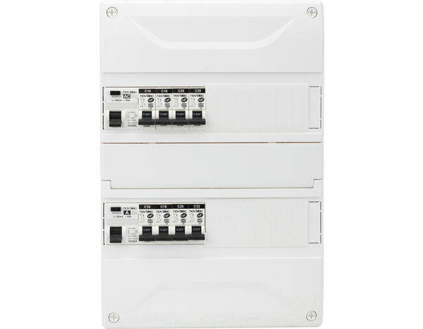 Tableau pré-équipé T1T2 2R  26 modules blanc - Novelec - Brico Dépôt