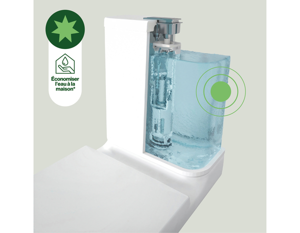 Pack wc a poser CALICIA sans bride et vortex sortie horizontale - Dim : h.79 x l.37 x p.63,5 cm - Cooke and Lewis - Brico Dépôt