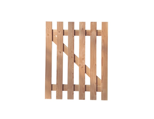 Portillon bois Douglas en kit - L. 1 x H. 1,25 m - Brico Dépôt