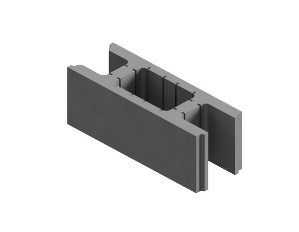 Parpaing à bancher 200 x 200 x 540 mm pour construction - Brico Dépôt