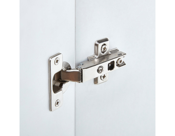 Lot de 8 charnières angle ouverture 110° pour portes et meubles - Brico Dépôt