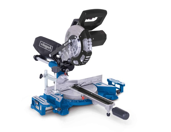 Scie à onglet radiale électrique 1400 w lame 185 mm - Scheppach - Brico Dépôt