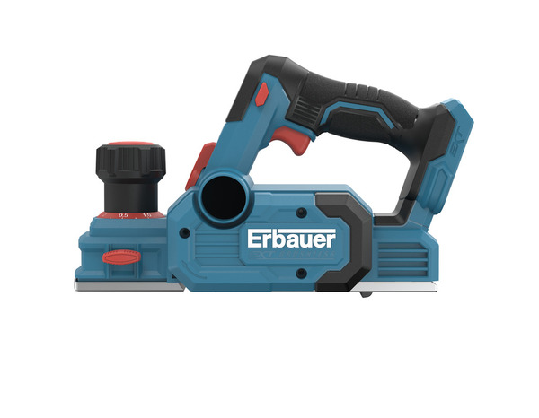 Rabot sans fil 18 V, largeur 8,2 cm, profondeur max 2 mm - Erbauer - Brico Dépôt