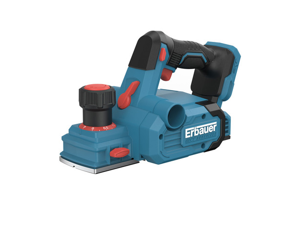 Rabot sans fil 18 V, largeur 8,2 cm, profondeur max 2 mm - Erbauer - Brico Dépôt