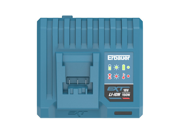 Chargeur batterie 18 V rapide et silencieux 150 W - Erbauer - Brico Dépôt