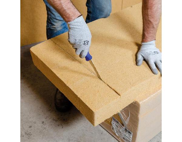 Lot de 4 panneaux fibre de bois PAVAFLEX CONFORT 120 mm 122 x 57,5 cm - Soprema - Brico Dépôt