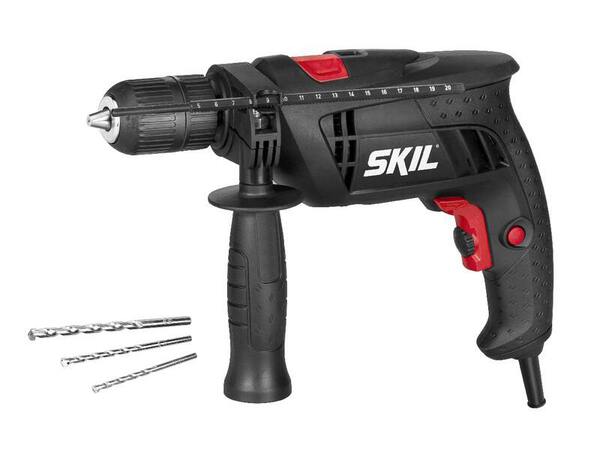 Perceuse à percussion 710 W avec mandrin 13 mm et variateur de vitesse - Skil - Brico Dépôt