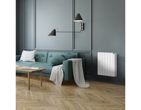 Radiateur 2000 W en aluminium, programmable  ELECTRA - 105x58x9 cm - DéLonghi - Brico Dépôt