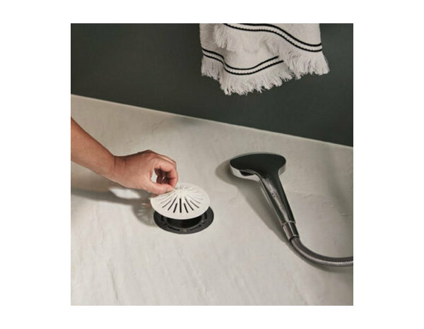 Filtre universel en silicone CATCHY blanc D110mm - Wirquin - Brico Dépôt