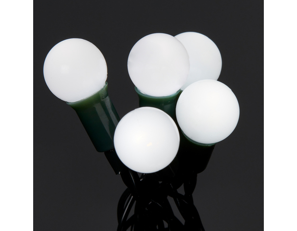 Guirlande lumineuse 120 LED en forme de cerise blanc froid 9,52 m 4000K - Brico Dépôt