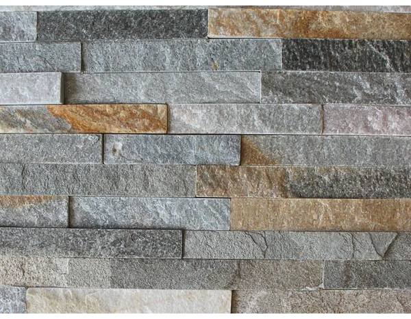 Parement pierre naturelle TRENDLINE beige 10x40 cm 0,52M² - Brico Dépôt