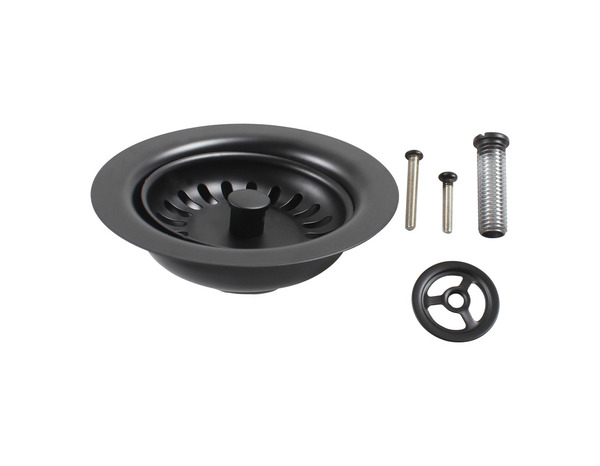 Bonde + panier pour évier inoxydable noir - 7,9 x 4,1 cm - Brico Dépôt