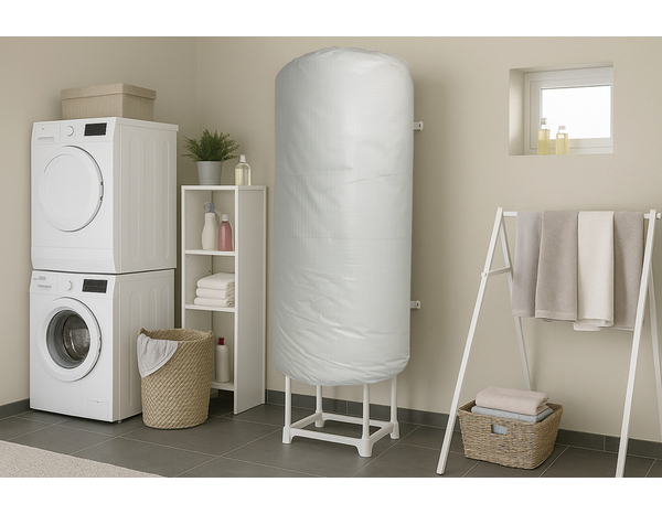 Kit d'isolation pour chauffe-eau de 100 à 300L, blanc brillant - Brico Dépôt