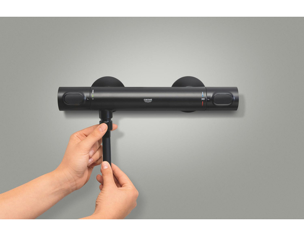 Mitigeur thermostatique douche, économie d'eau PRECISION FLOW - Grohe - Brico Dépôt