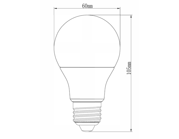 Lot de 10 ampoules LED E27 7,3 W 4000 K 806LM - Brico Dépôt