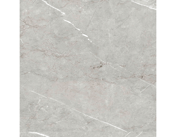 Carrelage intérieur sol et mur effet marbre gris brillant AMBOISE - 60,5 x 60,5 cm - Brico Dépôt