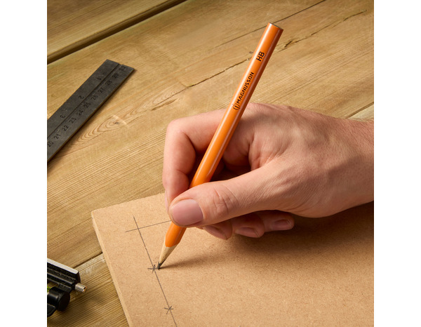 Détecteur mural noir et orange + 3 crayons NB 17,5 cm - MAGNUSSON - Brico Dépôt