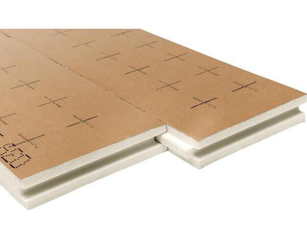 Lot de 7 (6+1 offerte ) panneau polyuréthane, mousse rigide R.2,6 m²K/W - L.120 x  l.100 x Ep.5,6 cm - Soprema - Brico Dépôt