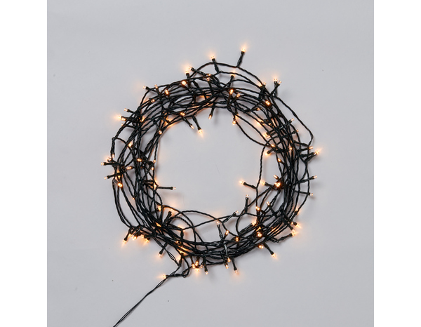 Guirlande lumineuse 120 LED blanc chaud 11,9 m avec programmateur - Brico Dépôt