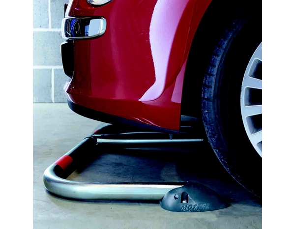 Barrière de parking design en acier - 94 x 38 x 42 cm - Brico Dépôt