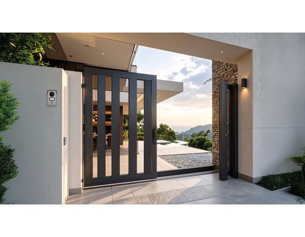 Visiophone couleur filaire 2 fils 7 pouces blanc, vision noctune - Optex - Brico Dépôt