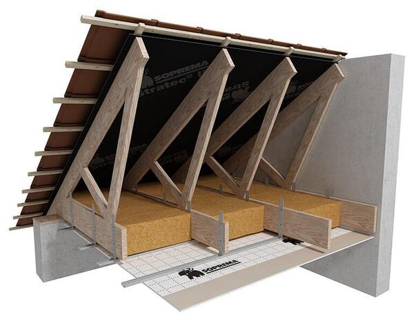 Fibre de bois Ep. 100 mm, lambda 38, R:2,6 - Lot de 4 panneaux 1,22x0,575m - Soprema - Brico Dépôt