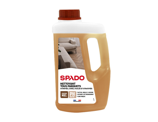 Nettoyant sublimant neutre pour tous les types de parquets anciens et modernes, 1 L - Spado - Brico Dépôt