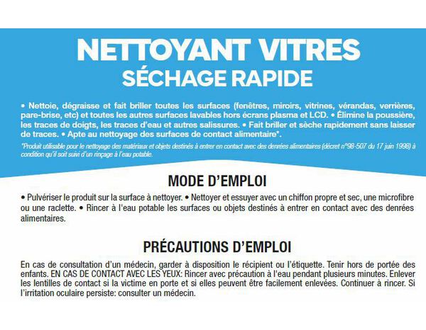 Nettoyant vitres & surfaces modernes 5 L - Spado - Brico Dépôt