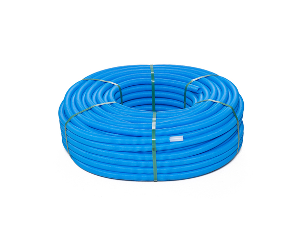 Tube PE-RT gainé bleu D.16mm L.25m - Brico Dépôt
