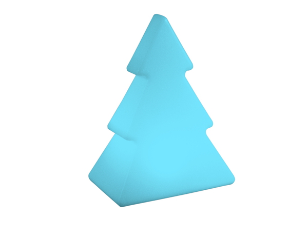 Sapin lumineux rechargeable décoratif  RVB et blanc, 100 cm - Brico Dépôt