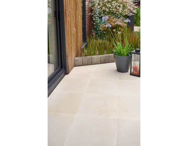 Dalle sabline ton pierre-ivoire - Brico Dépôt