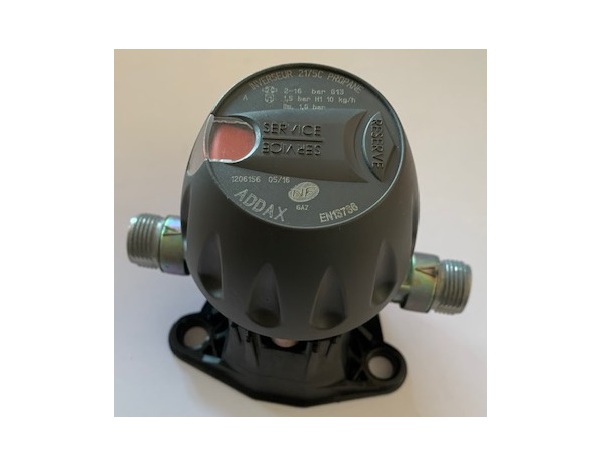 Inverseur automatique Butane avec indicateur de sécurité - Débit 2,6 kg - 500 mbar - Addax - Brico Dépôt