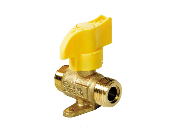 Vanne d'arrêt butane/propane 1/4 de tour - Addax - Brico Dépôt