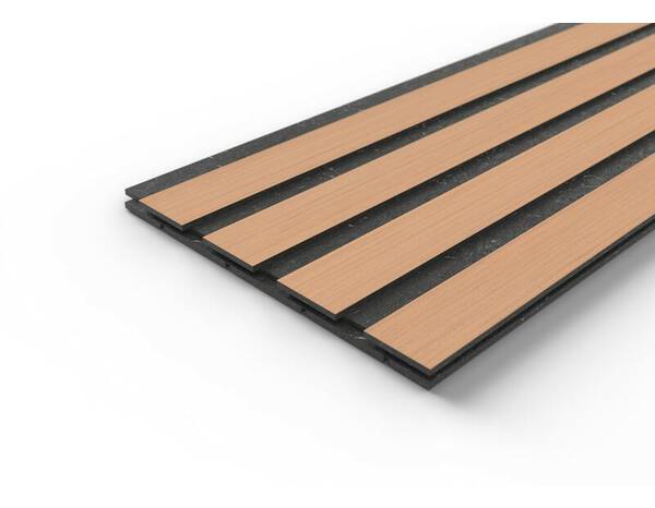 Panneaux tasseaux décoratifs imitation chêne clair 3D KIWI WALL - 1380 x 195 x 10 mm - Brico Dépôt