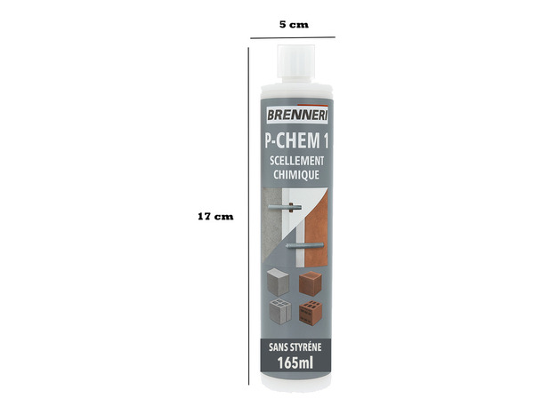 Résine polyester sans styrène 175 ml pour béton / pierre - Brenner - Brico Dépôt